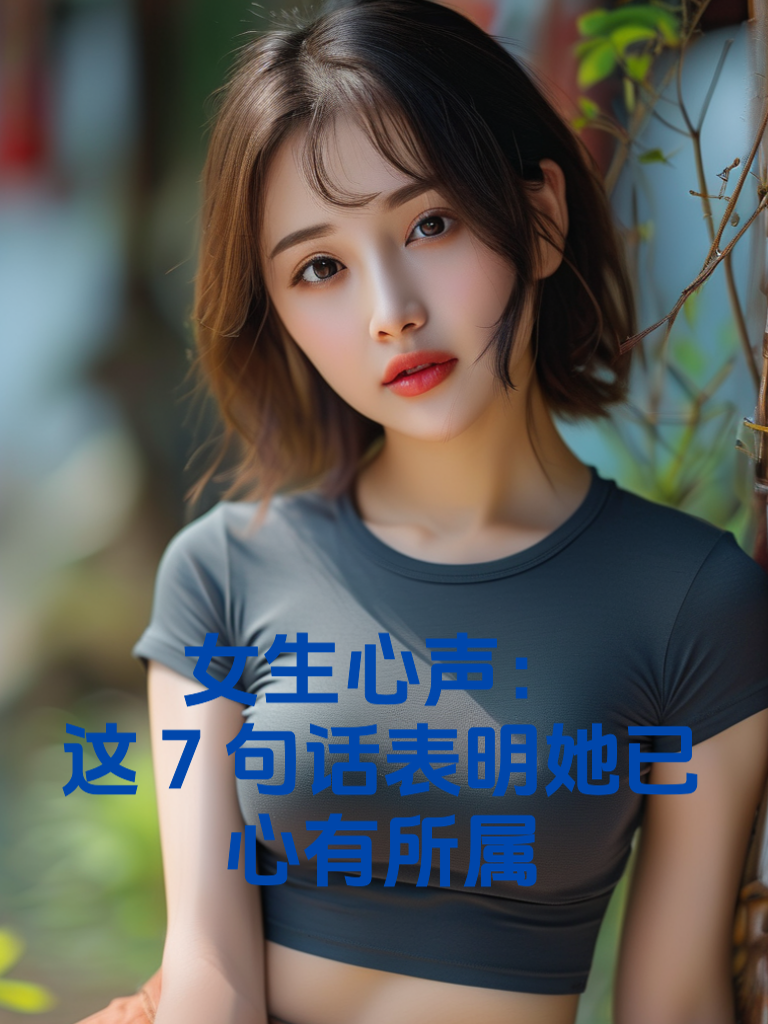 女生心声：这7句话表明她已心有所属