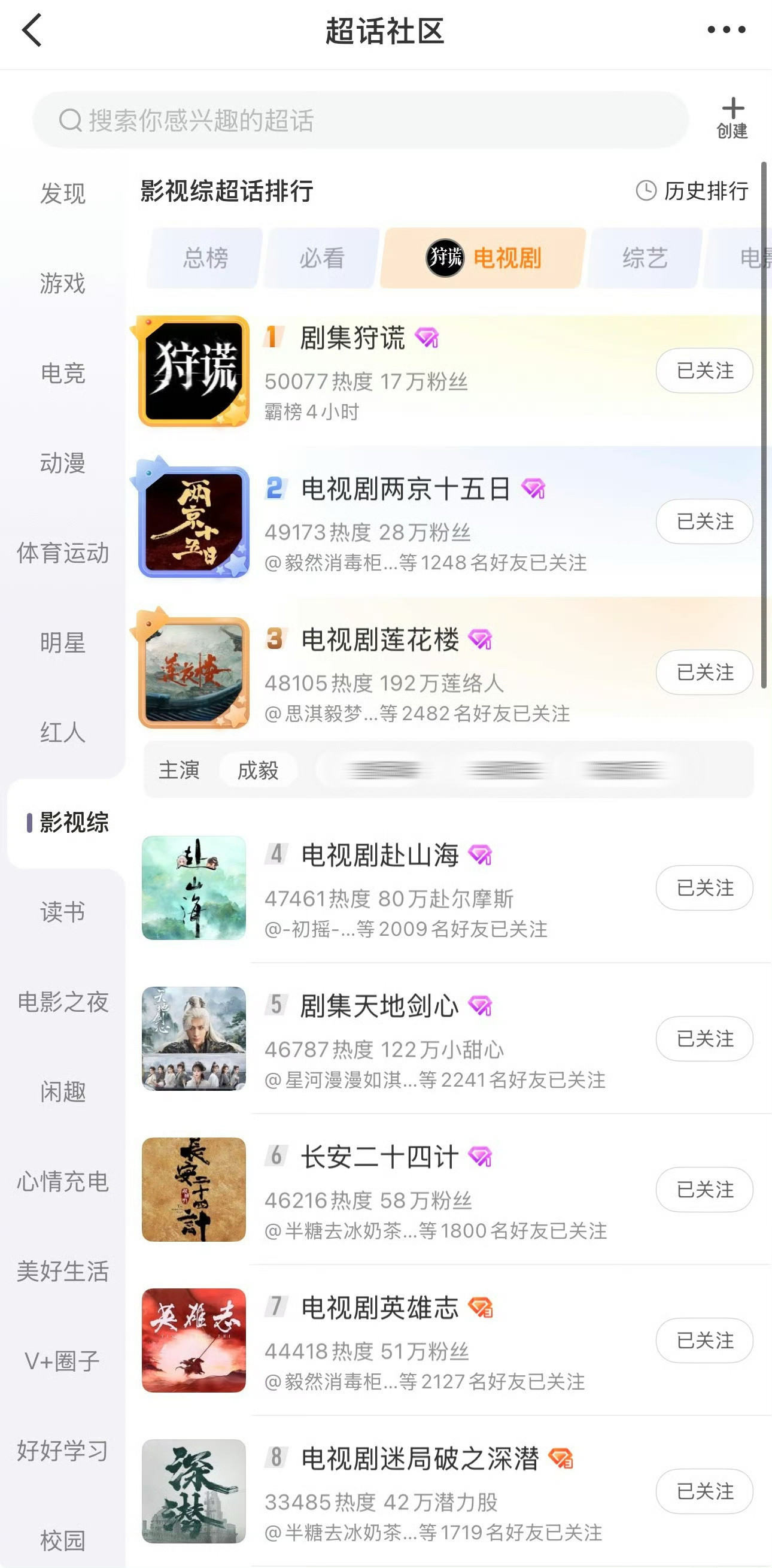 成毅｜内娱唯一同时拥有7个钻超的演员多题材多类型全覆盖，成毅的剧集生命周期和观众