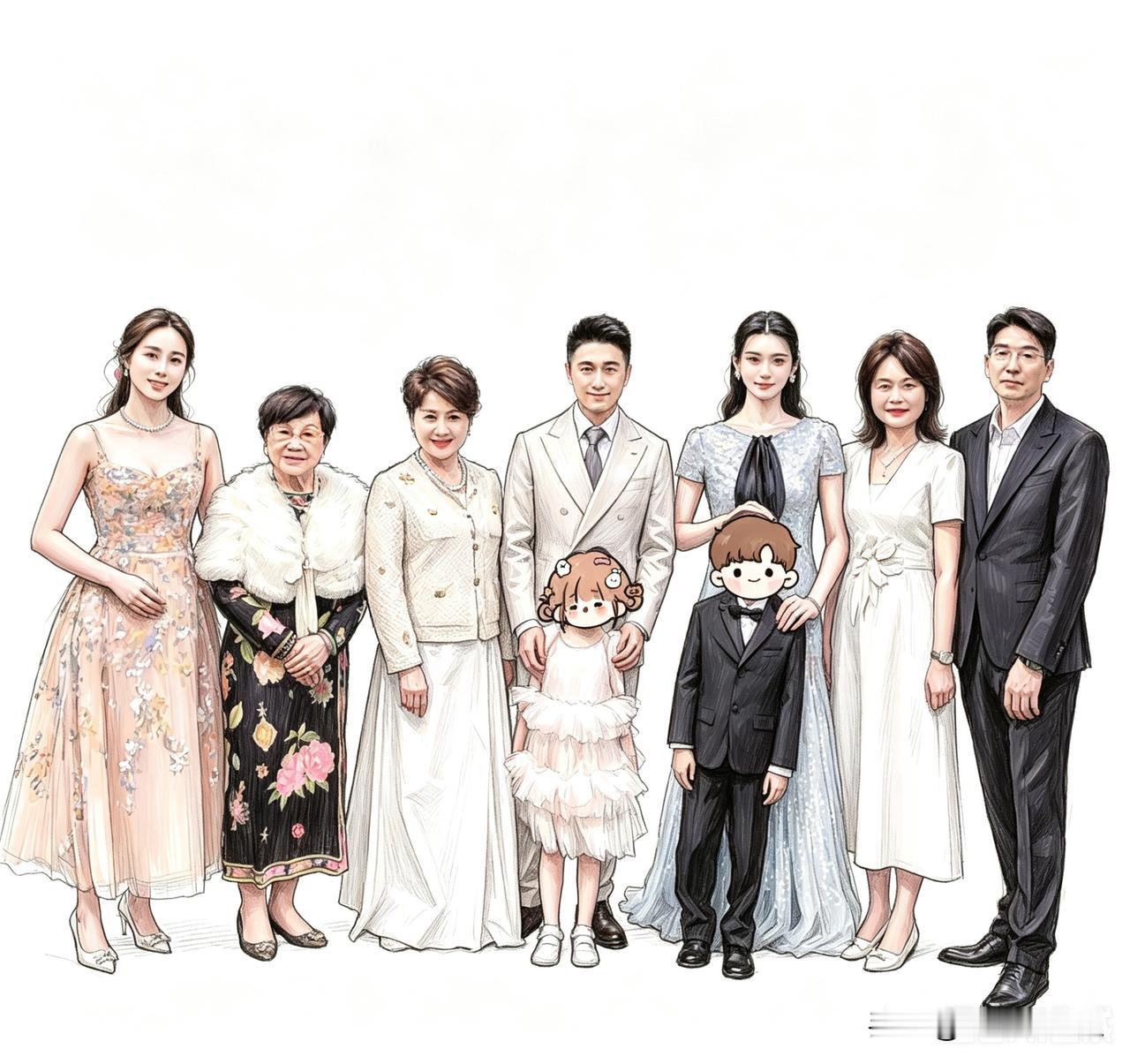 梁安琪妈妈罕现身，八十多岁依旧雍容华贵，和四太长得很像何猷君与奚梦瑶法国补