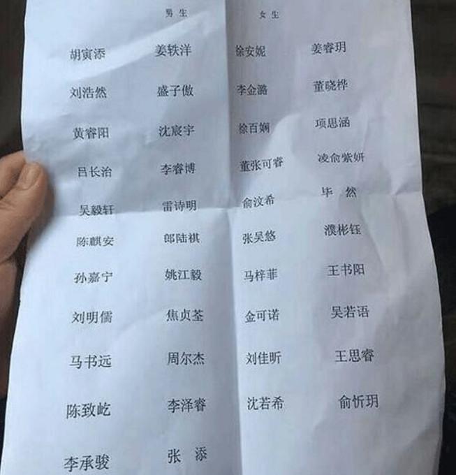 孩子的名字有趣, 现在的父母取名越来越有意思了