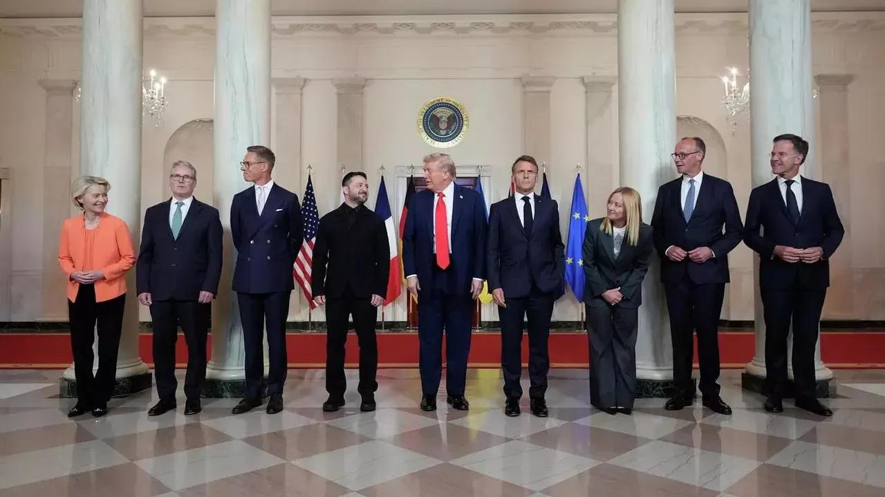 快讯！快讯！外媒爆料，欧盟领导人与特朗普的会谈已经结束，但依然赖在白宫不肯走