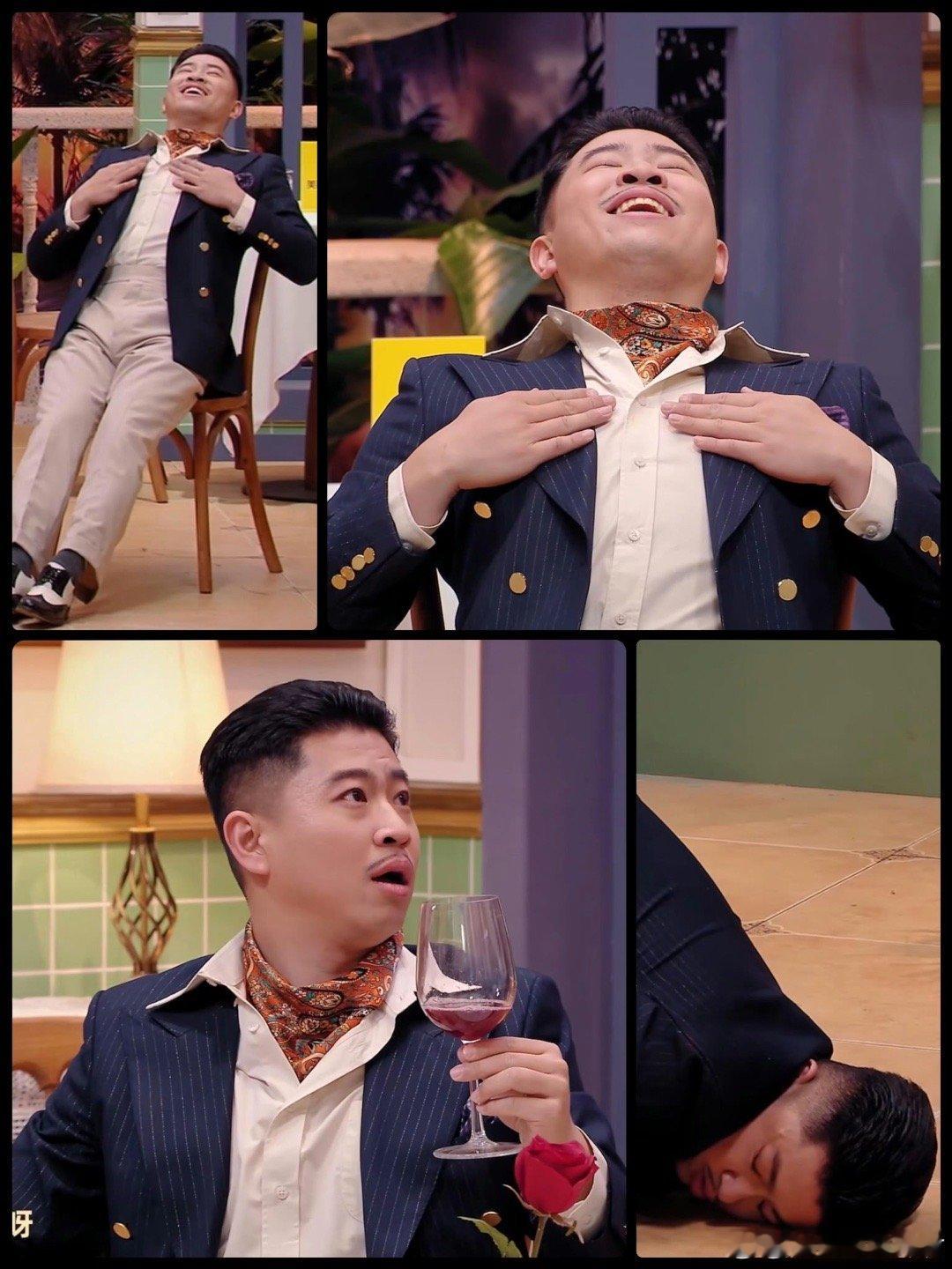 以前是抢镜助演，现在是笑点担当，一出场就让观众笑到后脑勺疼，这逆袭太酣畅！