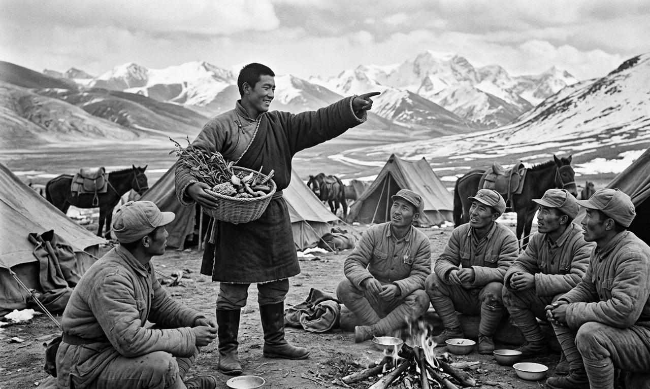 1951年，阿里驻军断粮，连战马都杀了，全军陷入绝境。一个叫贡保的藏族小战士却干