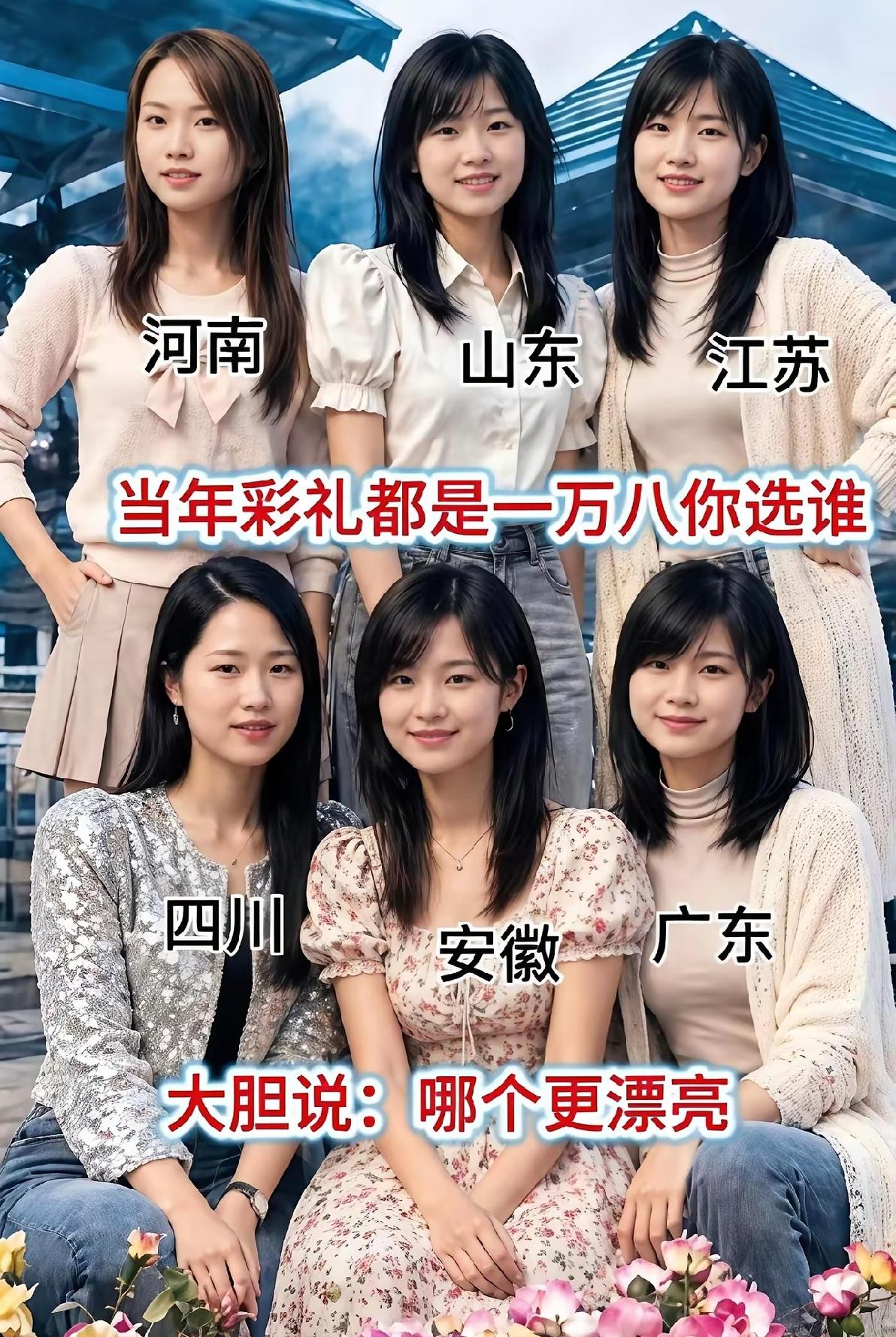 2000年的美女，长得挺不错？安徽的美女比刘亦菲好看。