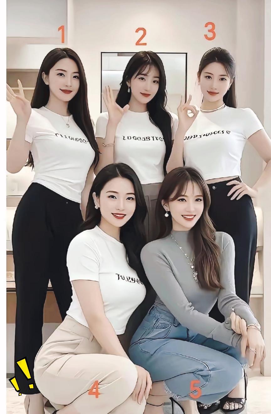 换做是你，打算挑个伴出门游玩，这五位里面，你会毫不犹豫选第几号？出门游玩就想找