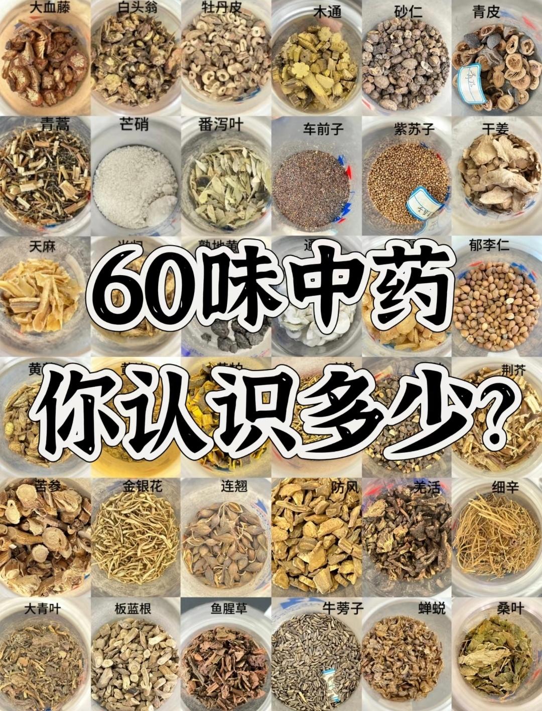看看这些中药你是否都认识?