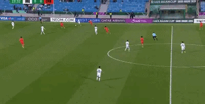 U23亚洲杯国足0:0伊拉克，整场比赛国足防守基本及格，中场几乎隐身不及格，前锋