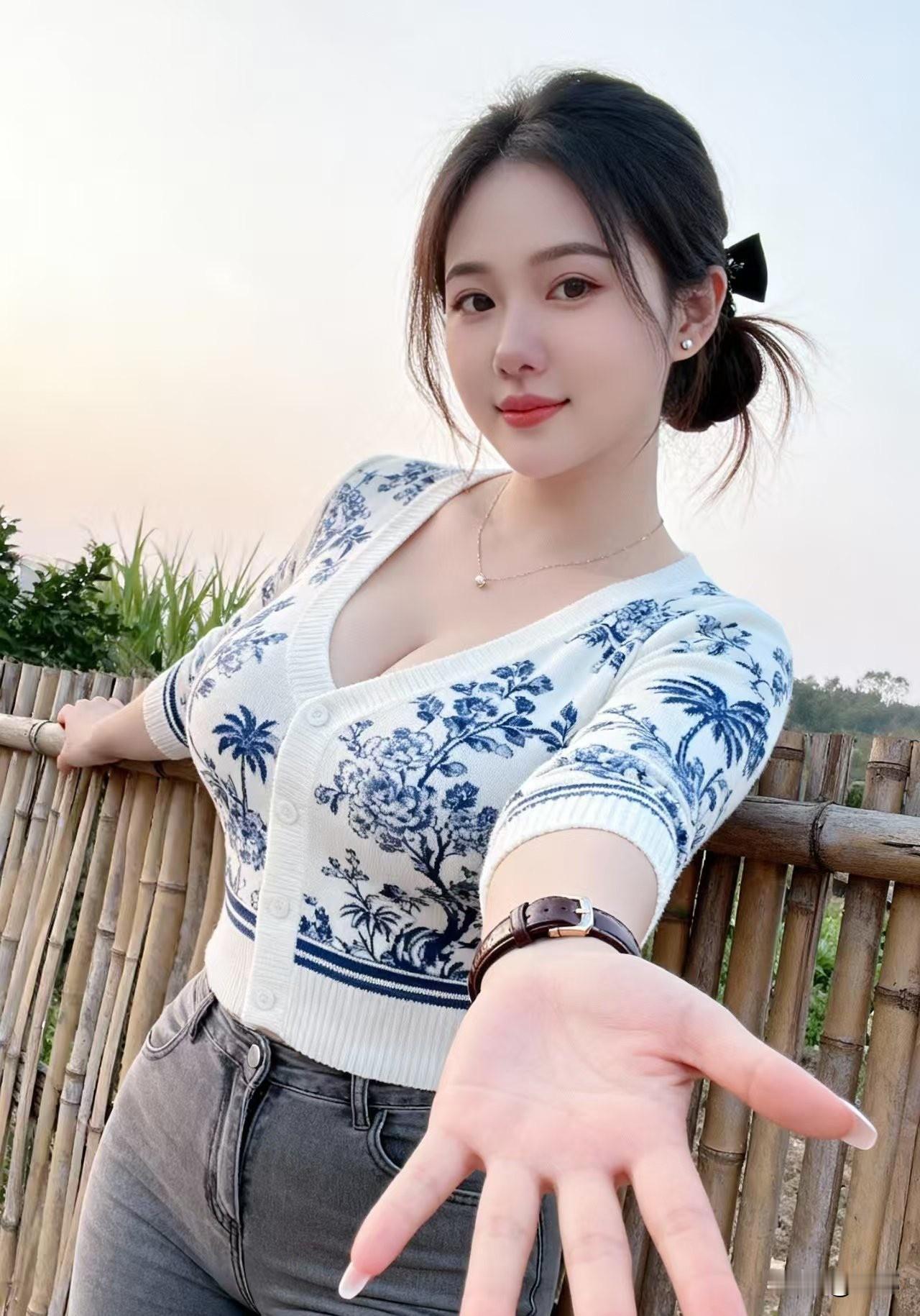 暮色苍然，独倚危栏，见万家灯火如星散，始知人间烟火最暖心。日落余晖照月明夕阳西