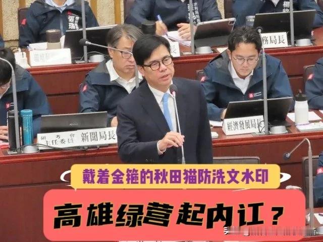 绿营内讧？高雄绿民代当面怒轰陈其迈“治水零分”，让柯志恩座车泡水遇困、提高声望～