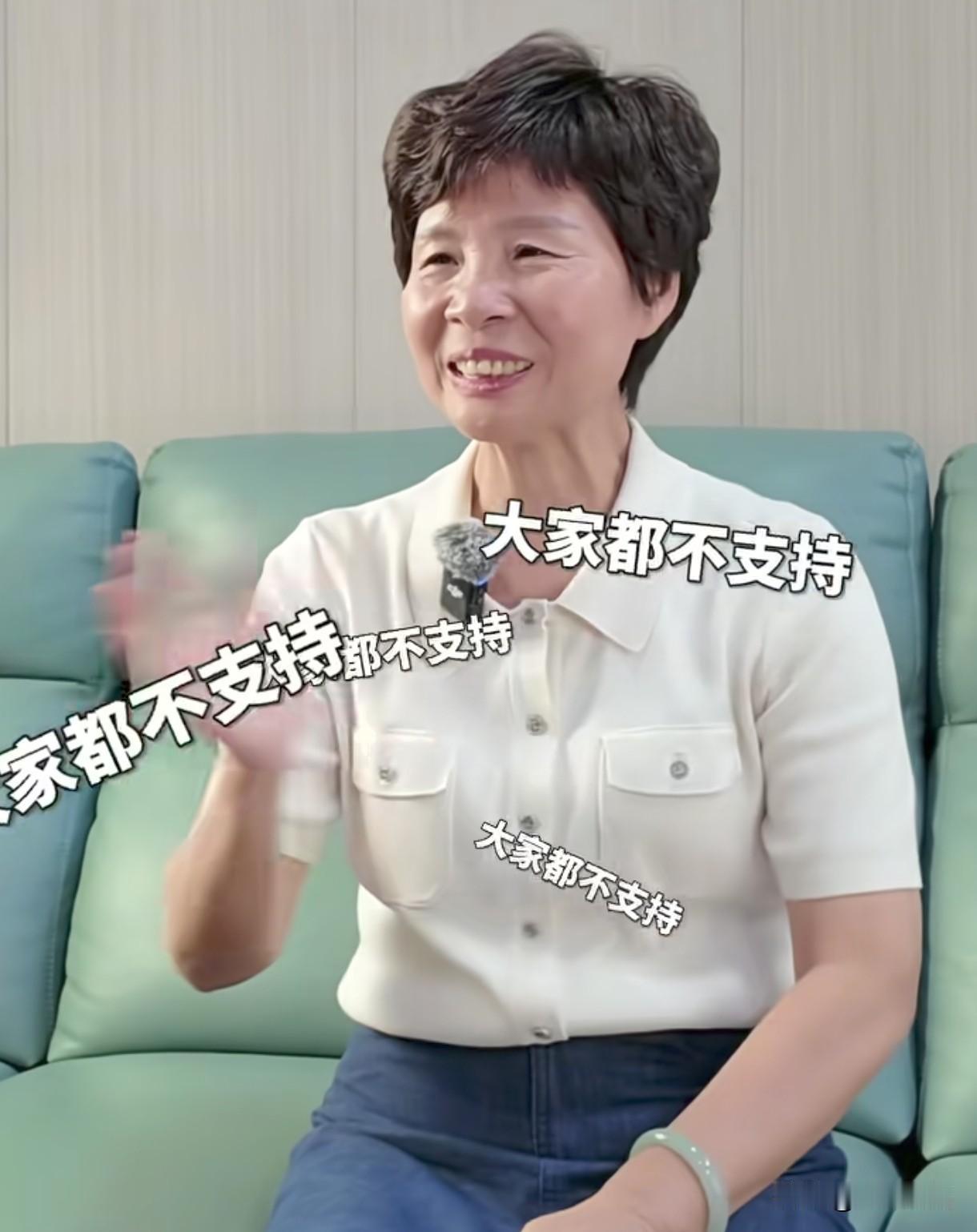潮汕的如姨一开始没有人支持，而且甚至到现在因为《阿嬷的情书》大火，她都没有把