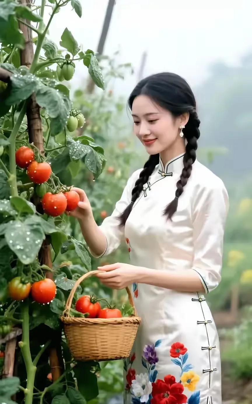 农学毕业回家乡，种植蕃茄韵悠香。青梅竹马情相守，………………【姻缘长久幸