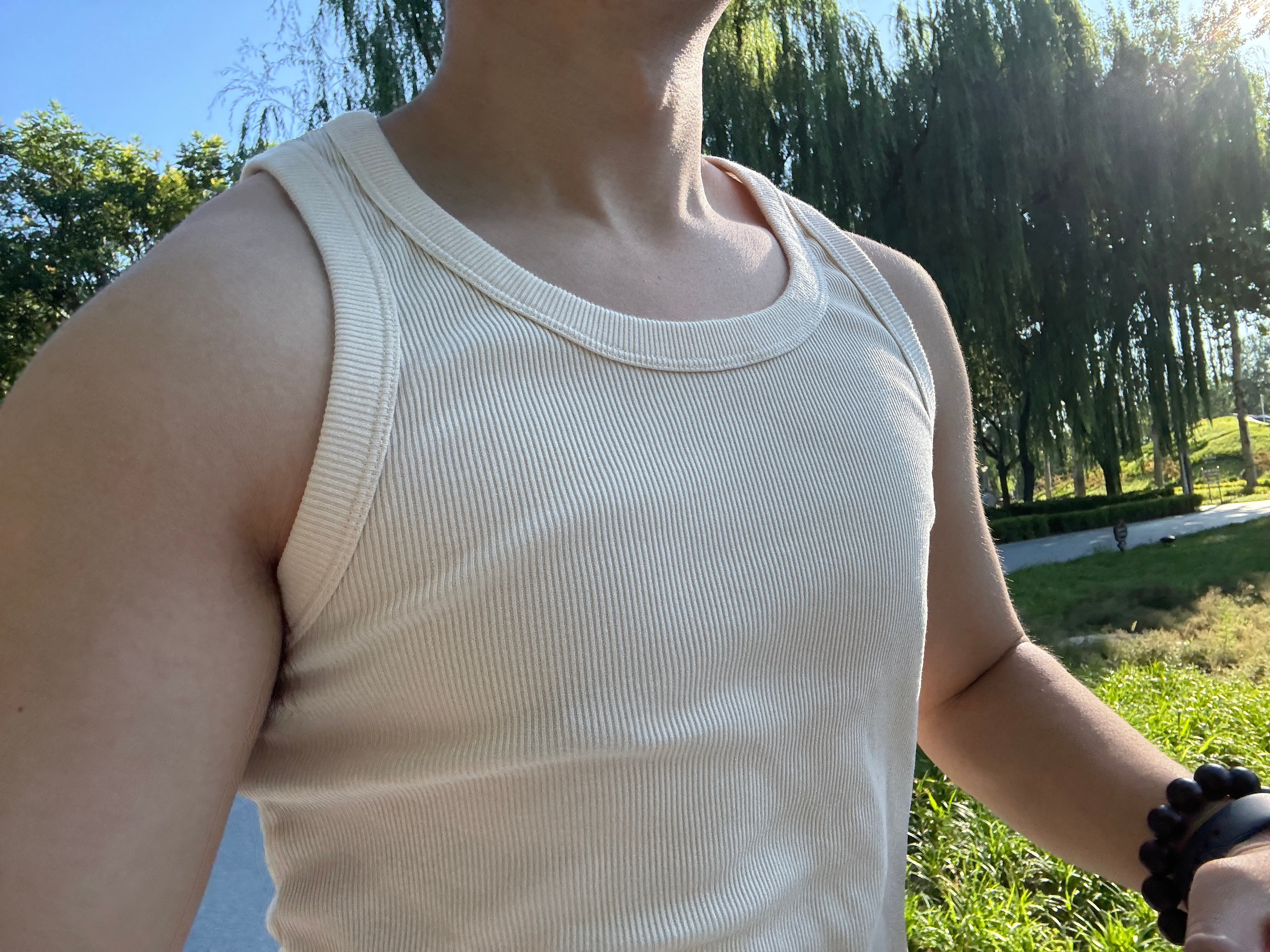 陈楚生难听刚跑完步拉伸时我才看到这个话题词，觉得很有趣，陈楚生版本的《未来的主