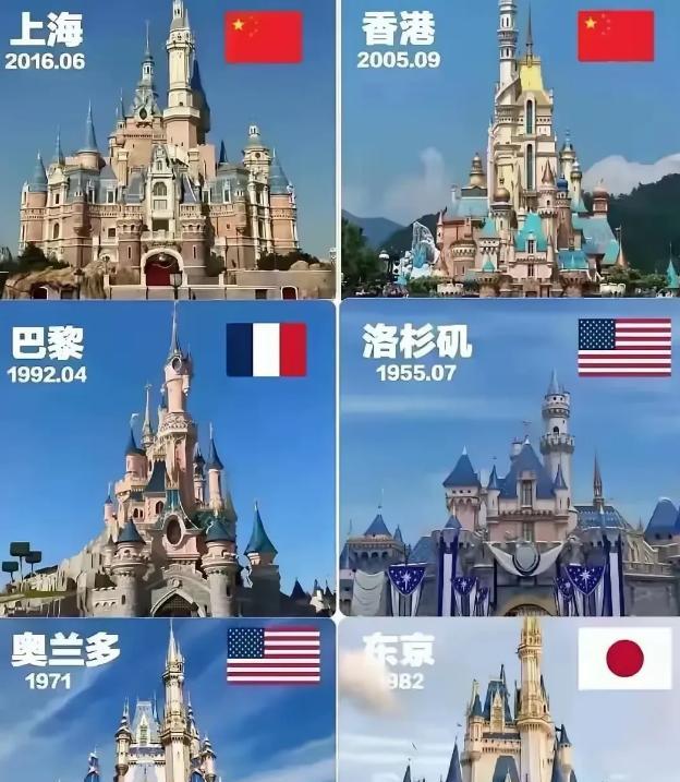 很多人以为迪士尼那么有钱应该开遍全世界，实际上在全球范围内迪士尼只敢开6家！不是