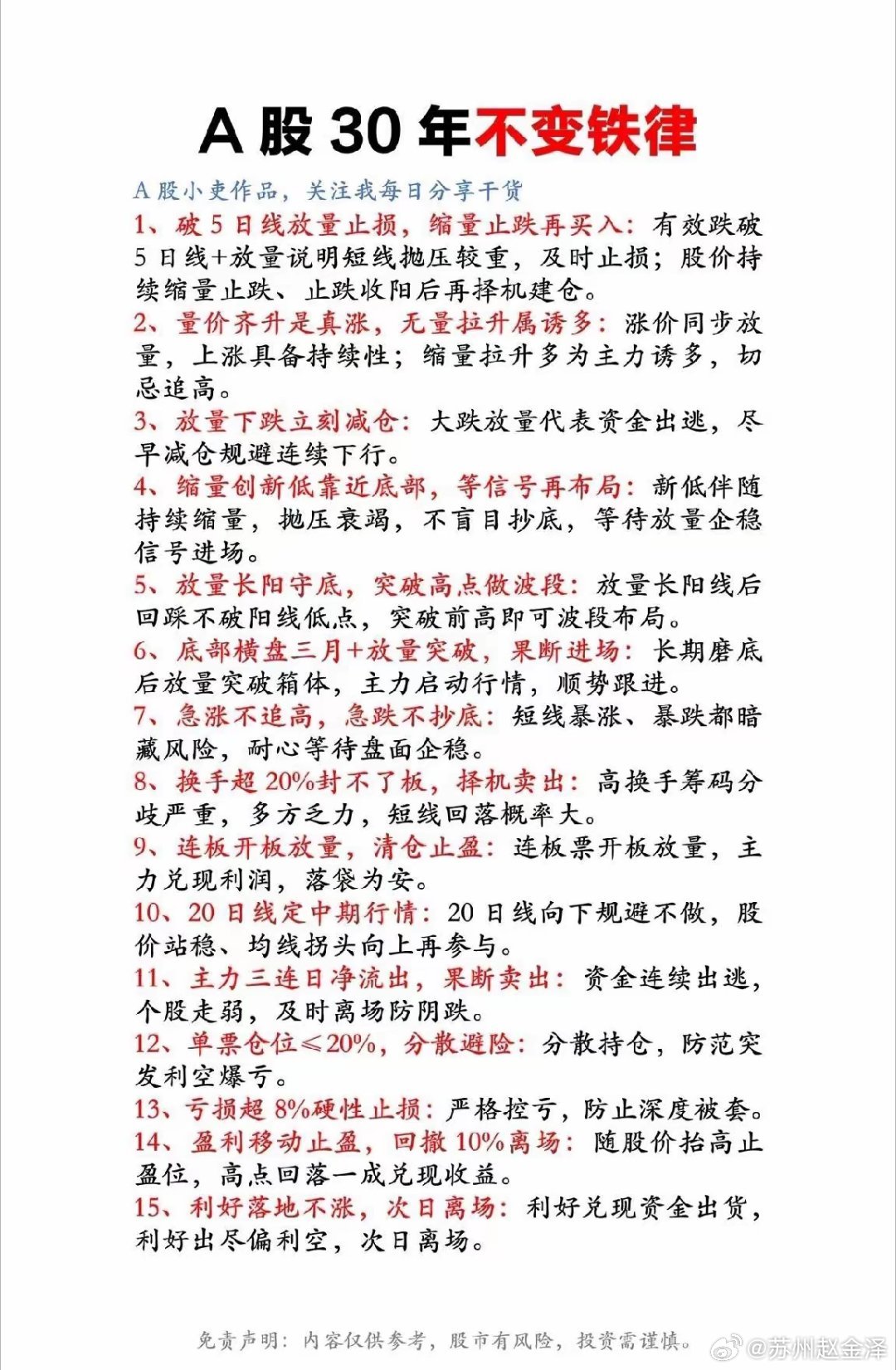 A股存在一条30年未变的铁律，遵循它或许能够跑赢大盘。就如同在低位吃肉、高位接盘