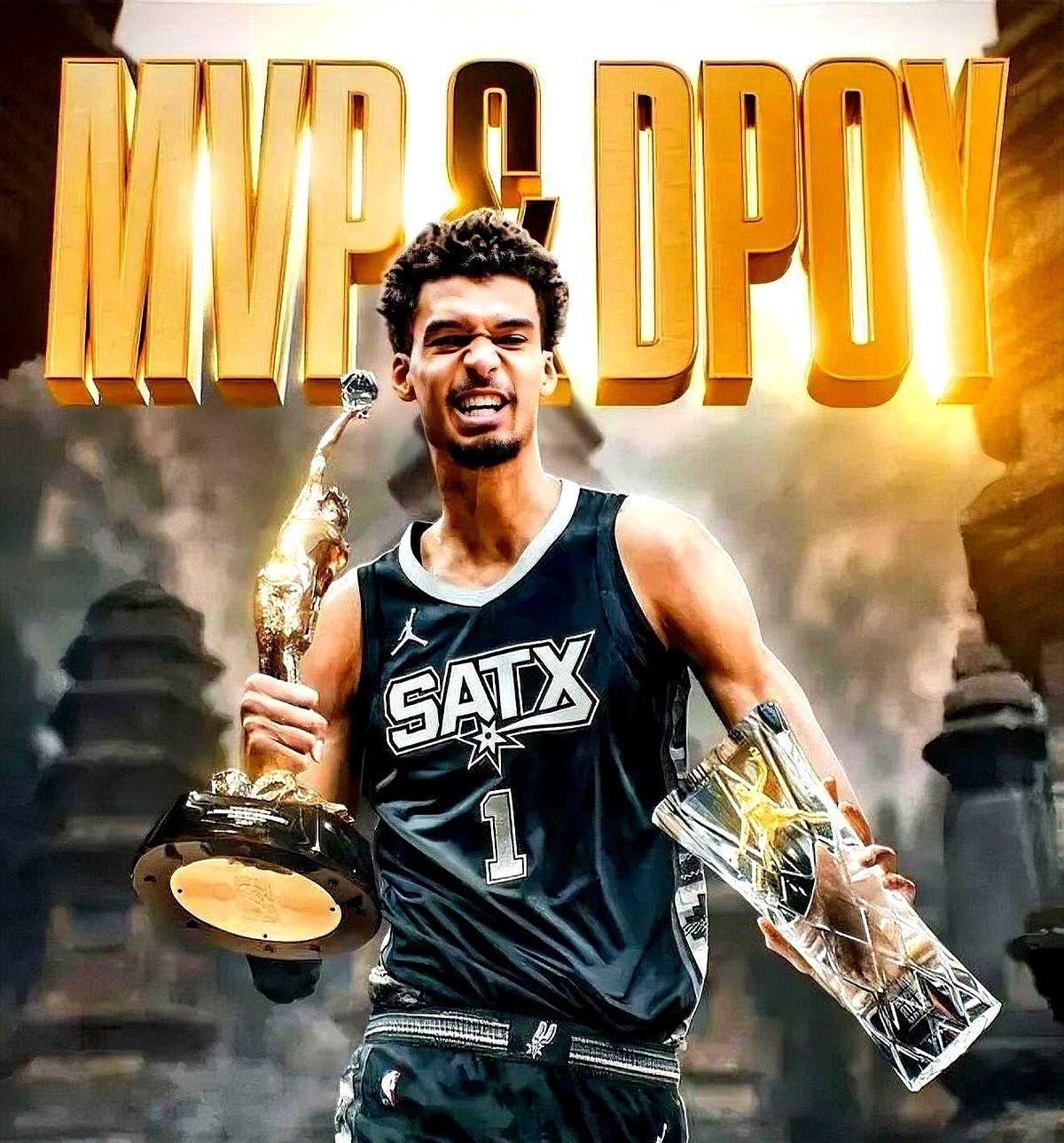 别只盯着老詹和约老师了。马刺的文班亚马简直是怪物。最近4场平均32.3分，打