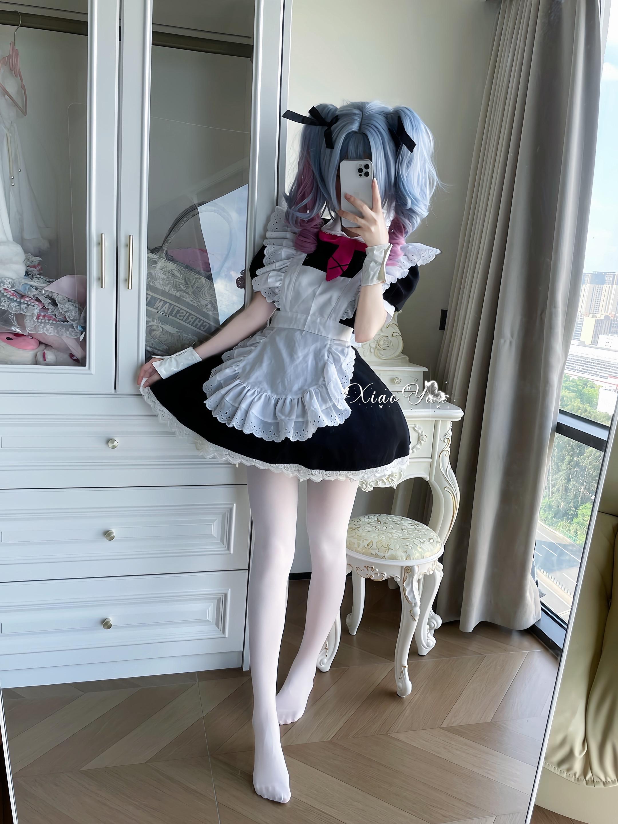初音未来 兔子洞 女仆装 cos