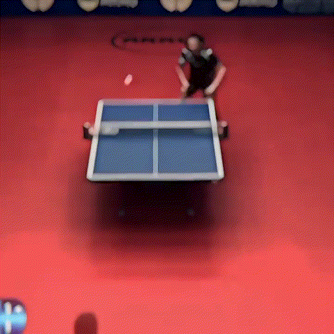 被乒乓球耽误的跑步健将[墨镜]