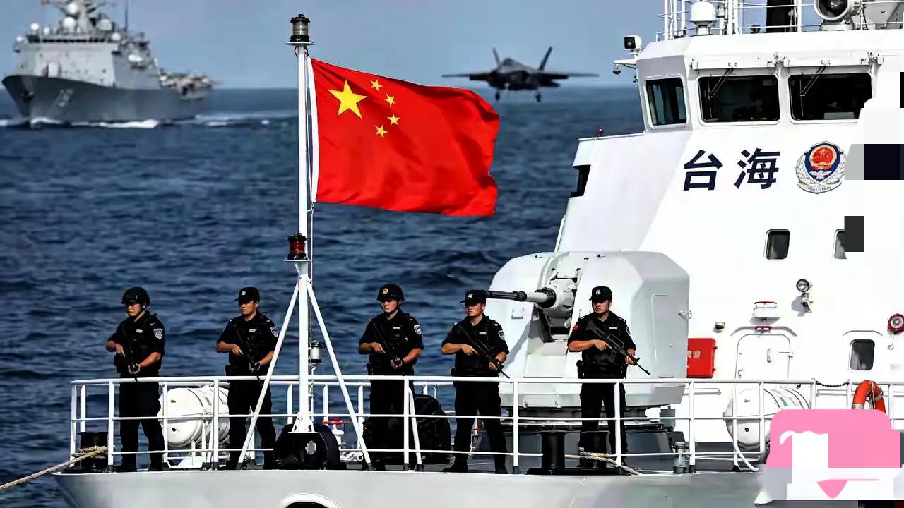 美军F-35集群撑腰对台军售，还让长荣海运运军火、军舰贴身护航！中方反制招招致命