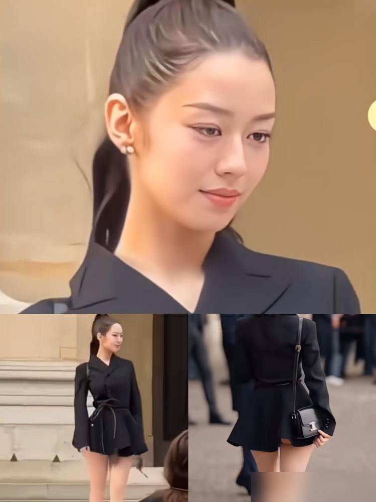 郎朗老婆吉娜，这趟巴黎时装周赚足了眼球也引满了争议。3月7号的Celine秋