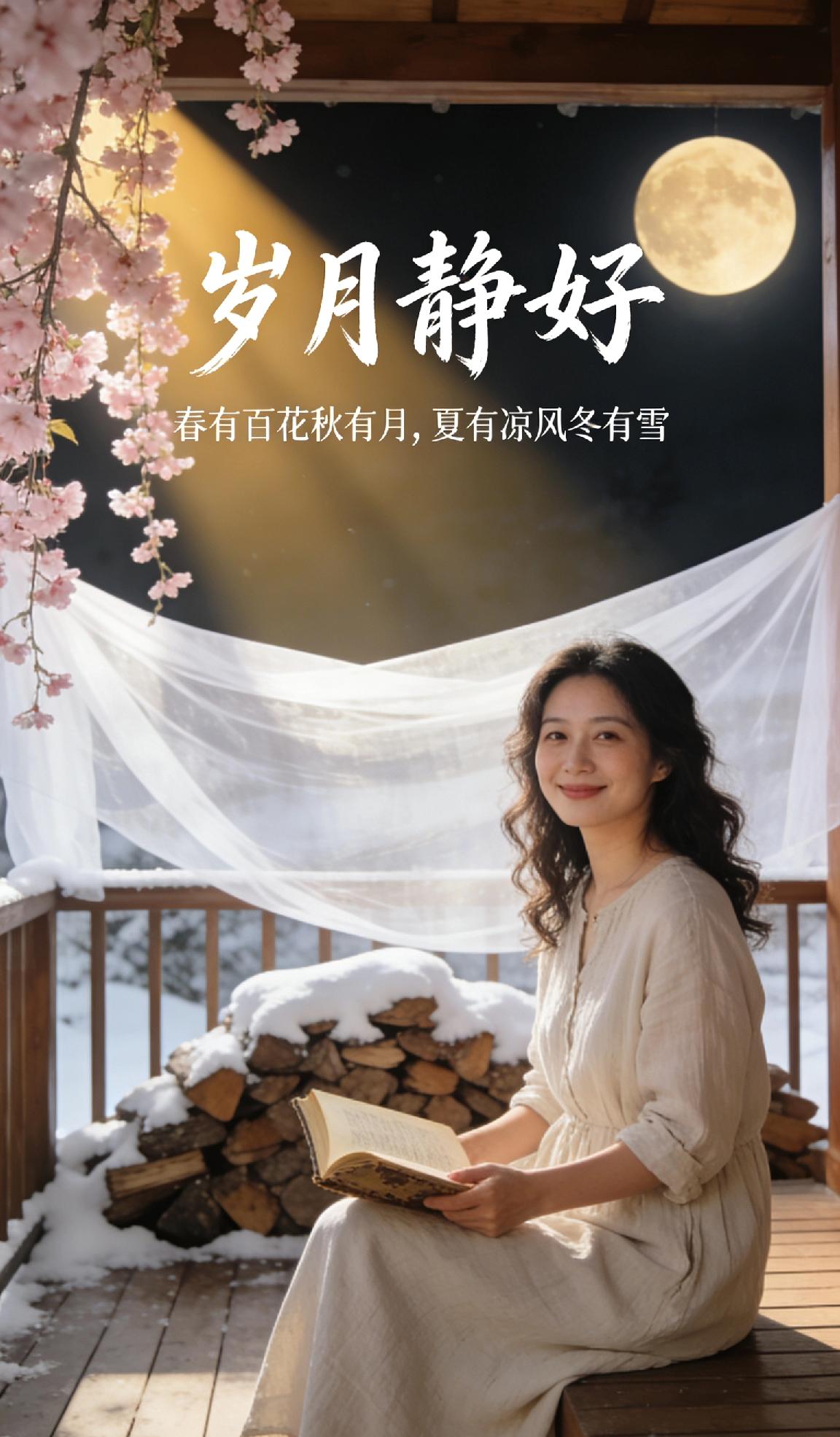 时光缓缓，岁月凝香，人生最珍贵的，是拥有一颗平常心。看淡得失，放下执念，接纳生活