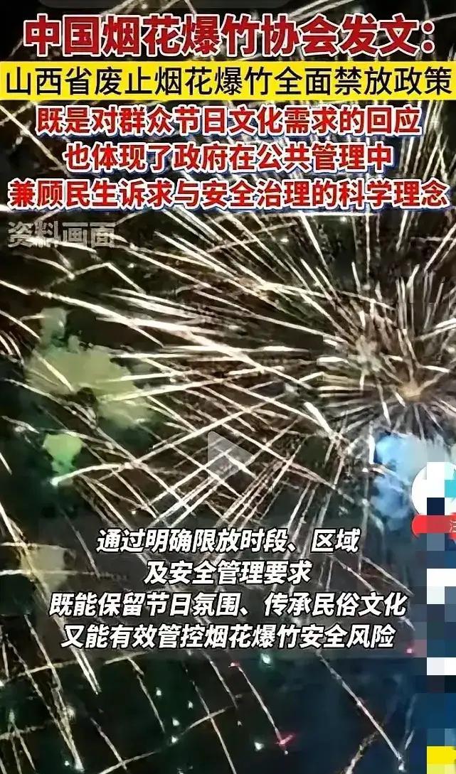 中国烟花协会，官方，亲自下场了。就为了过年“放不放炮”这点事儿。这几个字一出