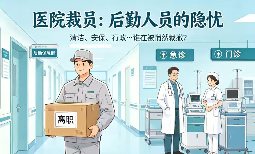 医院“瘦身”第一刀，为何砍向行政后勤？“三甲医院永远人潮涌动、一号难求，怎么会