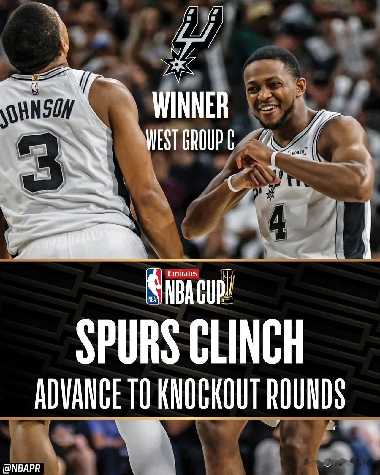 人算不如天算！马刺晋级NBA杯八强，掘金被淘汰！今天是NBA杯比赛日，马刺与