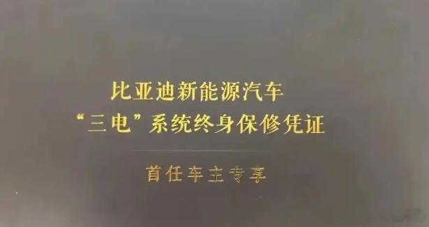 顺风车车主要狂喜？比亚迪调整了部分车型的三电终身质保年行驶里程限制，海狮08、海豹08和大唐EV的首