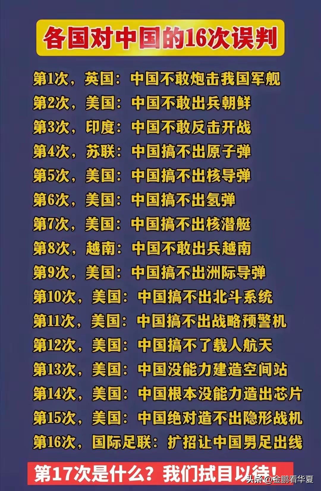 外国人对新中国的16次误判，第一次，解放军过长江的时候，英国人说，中国不敢炮击我