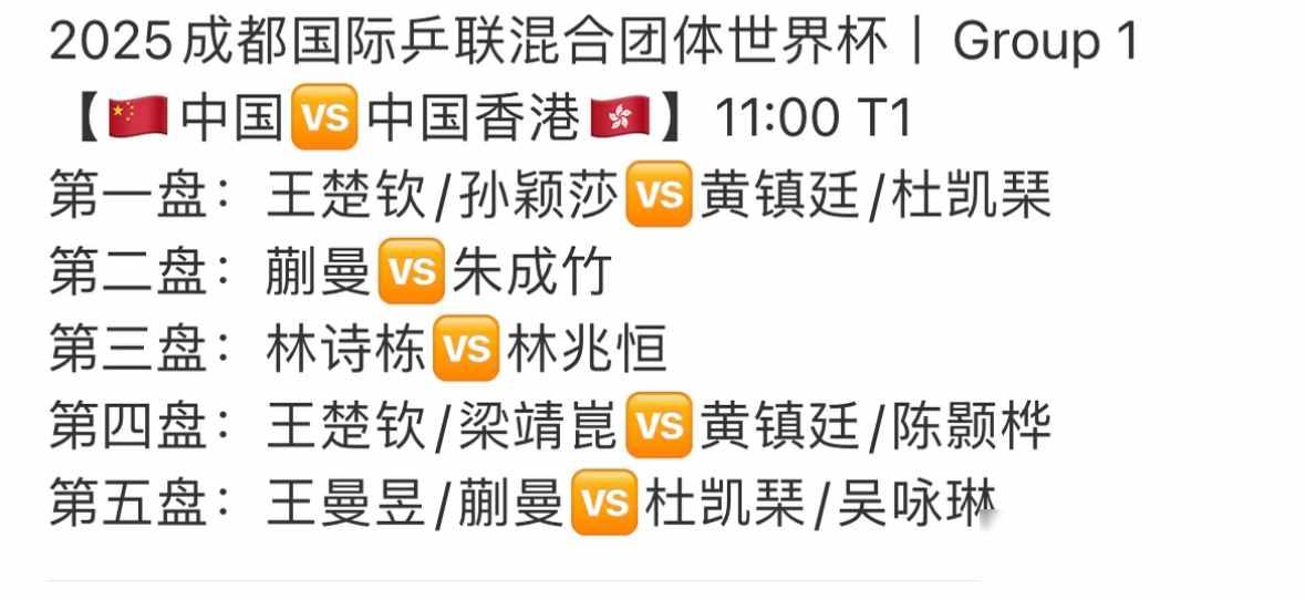 王楚钦宣誓被打断，观众喊太早，仪式感碎了一地那天在成都举办世界混合团体乒乓球