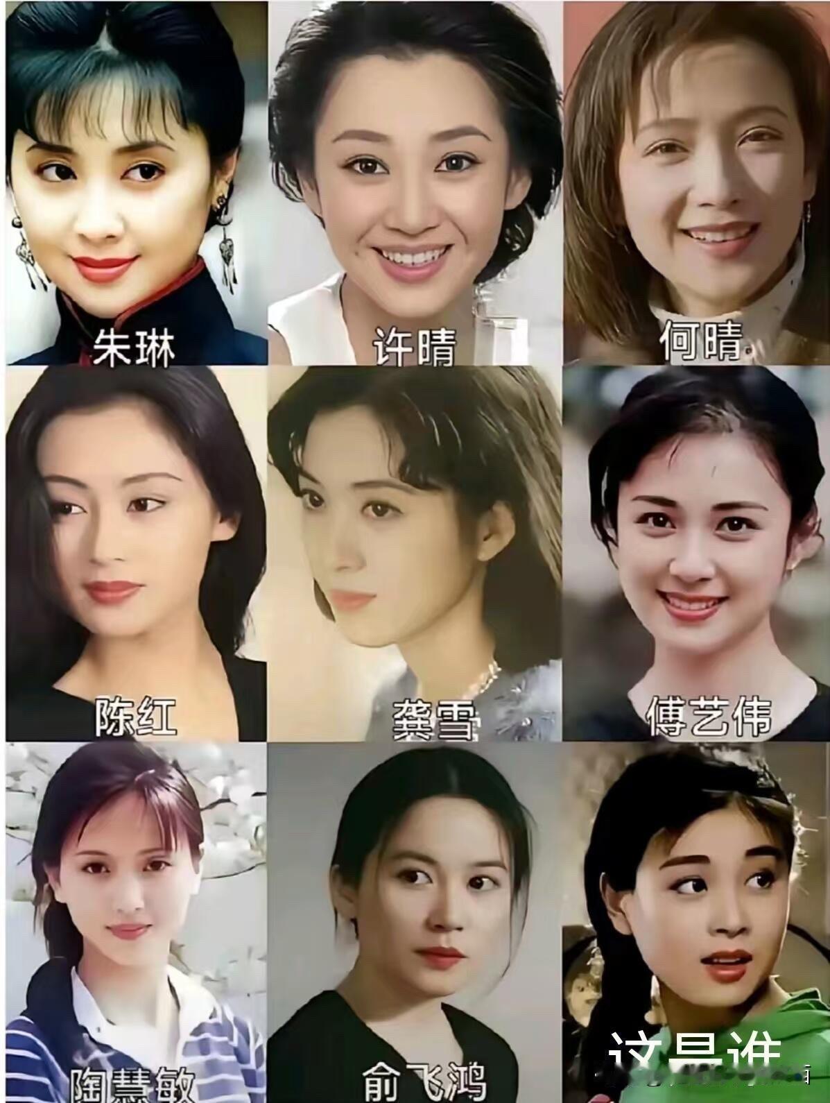 朱琳是当之无愧的第一美女，龚雪排第二。朱琳的颜值高，长着一双会说话的眼睛，这脸蛋