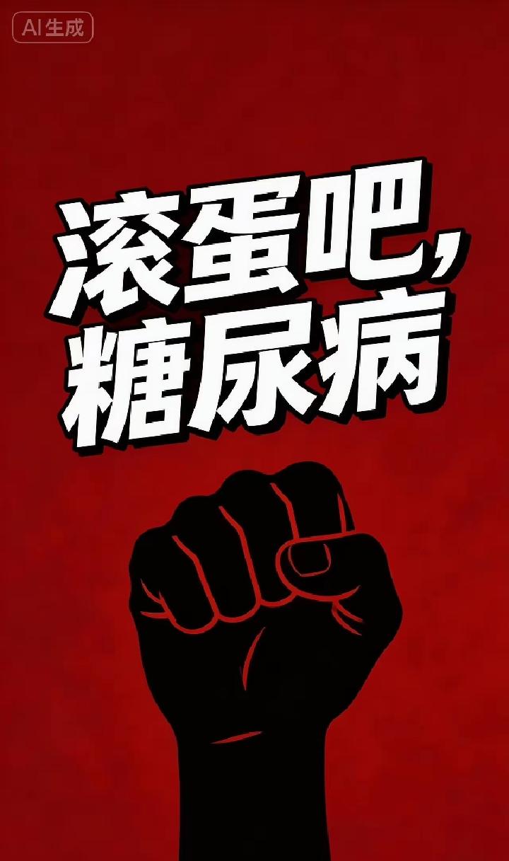 “滚蛋吧，糖尿病全国有2.33亿糖尿病人，每时每刻，还在增加。从一岁多的娃