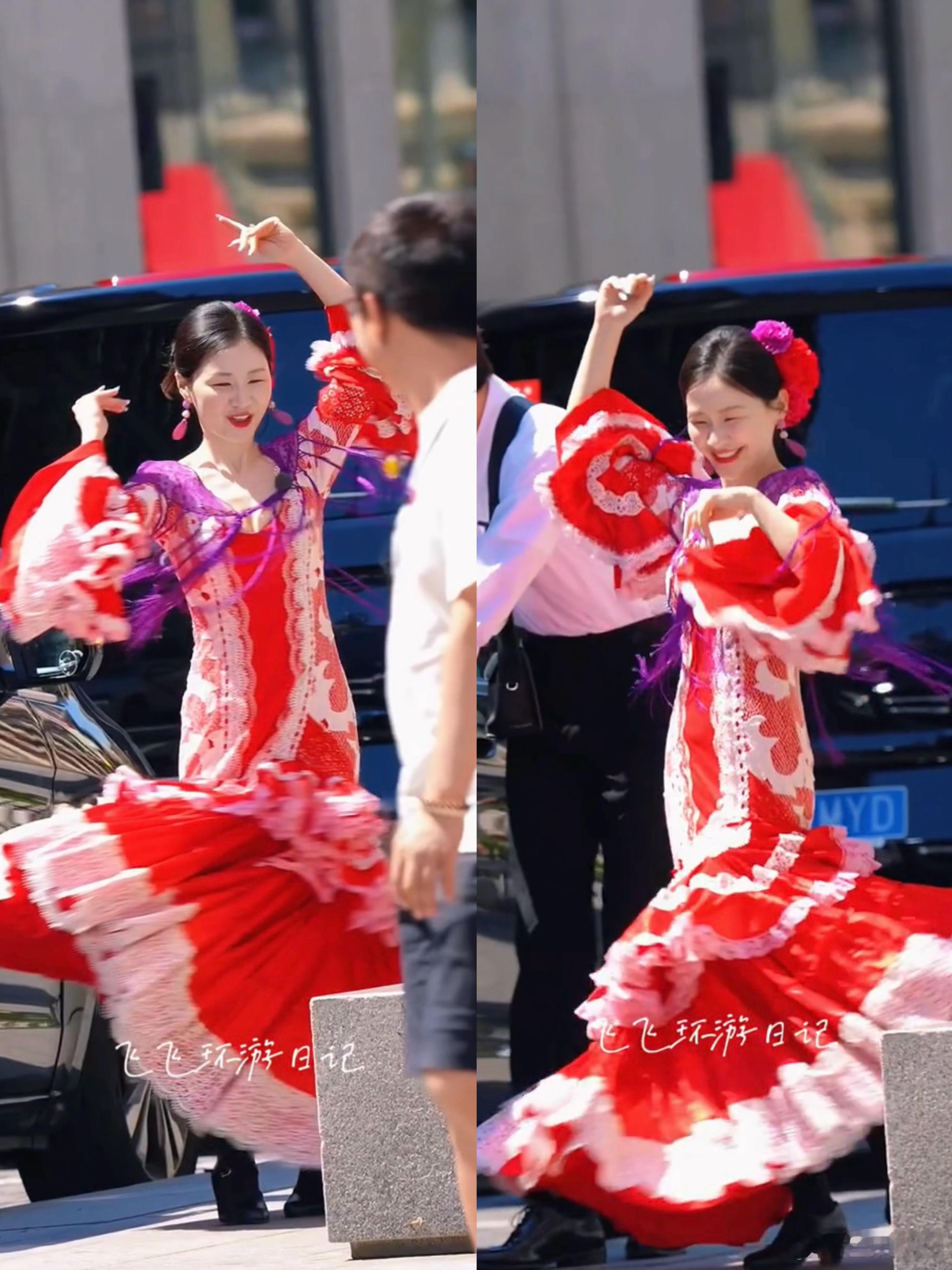 金靖真的展示了生命力和明媚也能美出一条路子，感觉生完孩子之后状态更好了，整个人气
