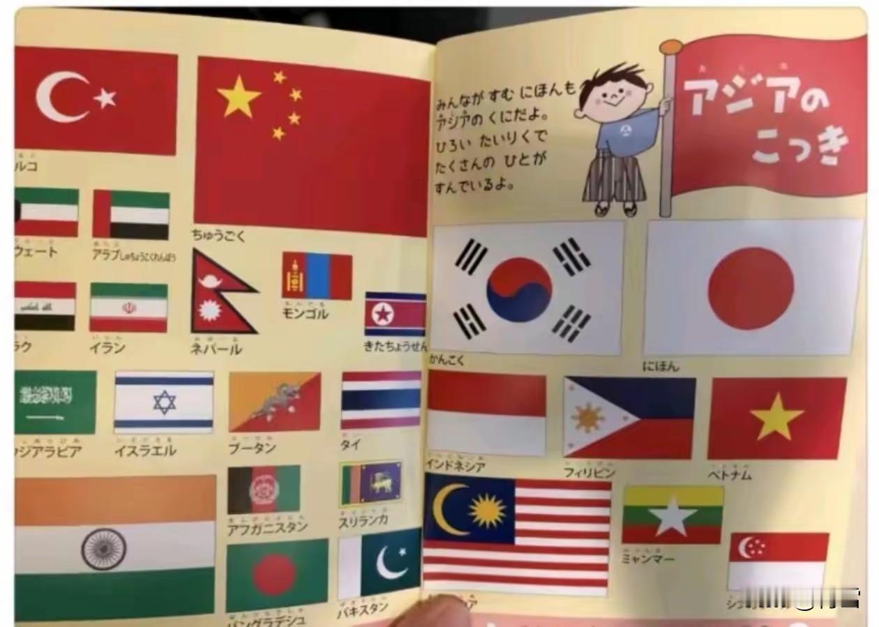 同事在日本留学，无意间发现了一个秘密，日本书籍上面中国的国旗比其他国家的国旗都要