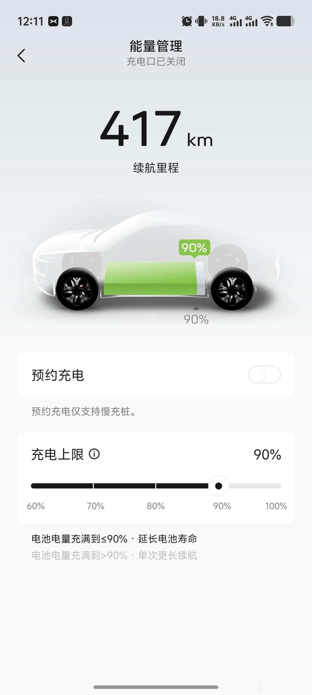 开磷酸铁锂的车每次充电都无脑充满，习惯了之后再开三元锂的车，每次充到90%在