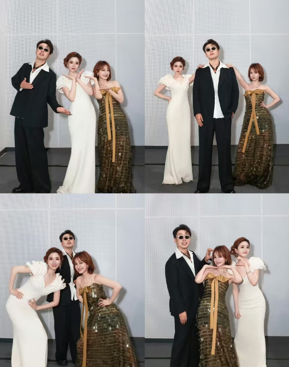 张纯烨晒星光大赏主持合照张纯烨晒主持团合照张纯烨晒主持团合照！大家都好厉害~