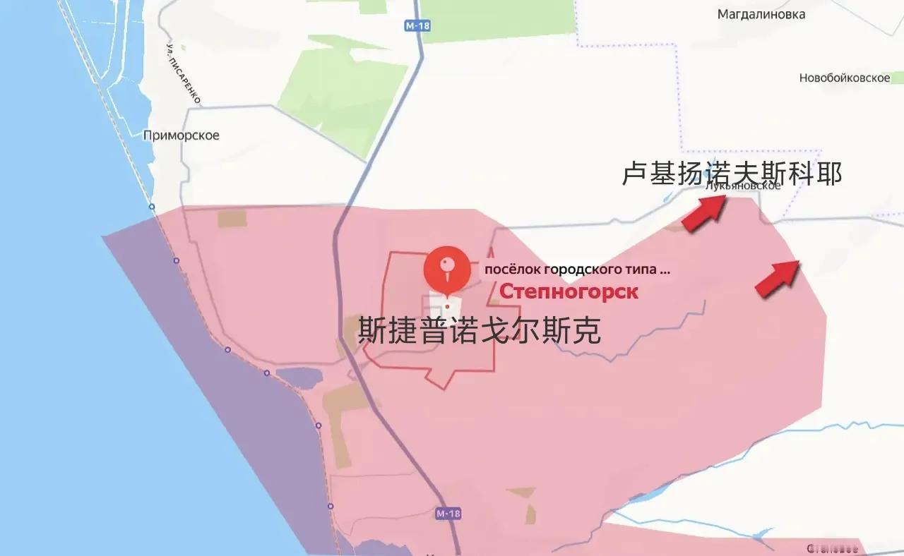 俄军第聂伯集群在扎波罗热州斯捷普诺戈尔斯克向东北方向推进了2.5公里，攻入卢基