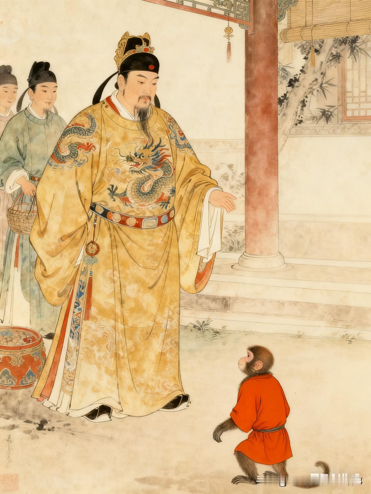 朱温篡唐，满朝文武噤若寒蝉，唯一敢反抗的是猴子，这充满讽刺感的一幕，是不是很有趣