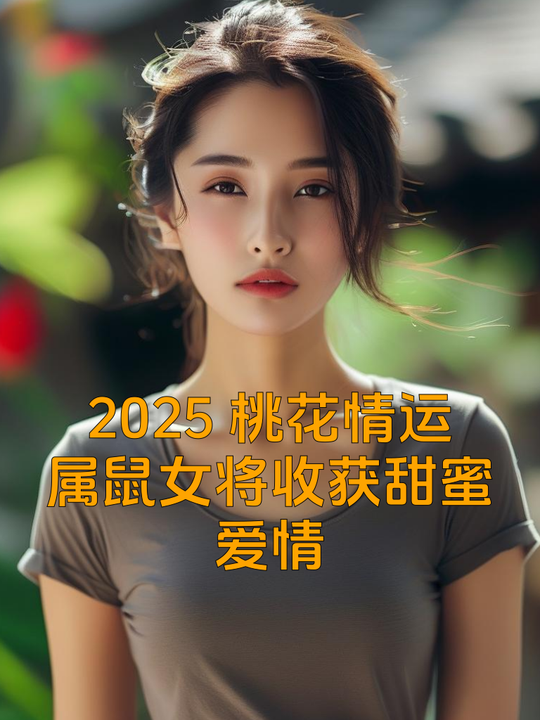 2025桃花情运：属鼠女将收获甜蜜爱情