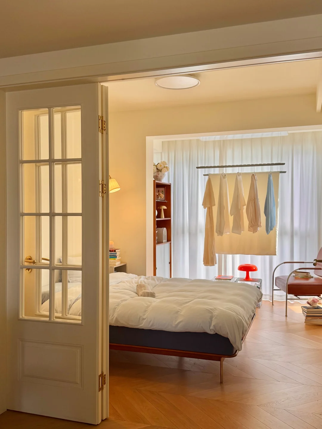 74平，你的主卧阳台是要考研吗？