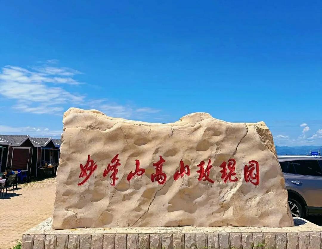 北京妙峰山玫瑰谷的夏天海拔1291米的妙峰山是北京门头沟区的一处自然景观，妙峰