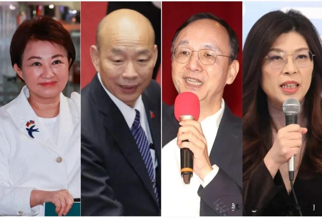 什么“四个太阳”！除了郑丽文，其余都是美国的傀儡！网络炒作国民党“四个太阳”，