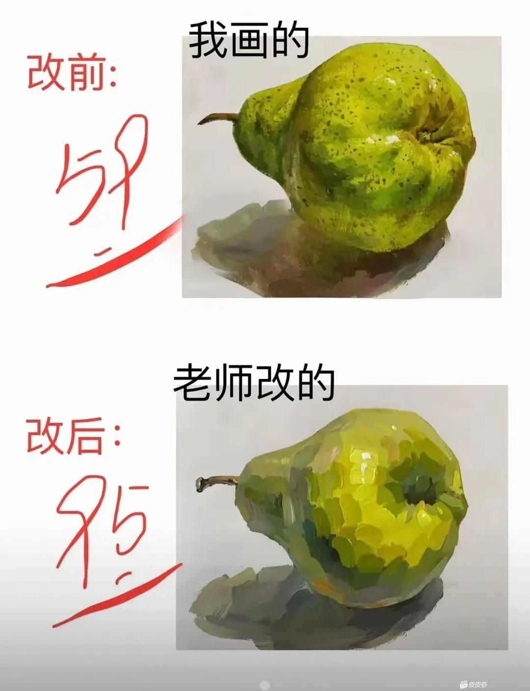 一个写实派，一个印象派