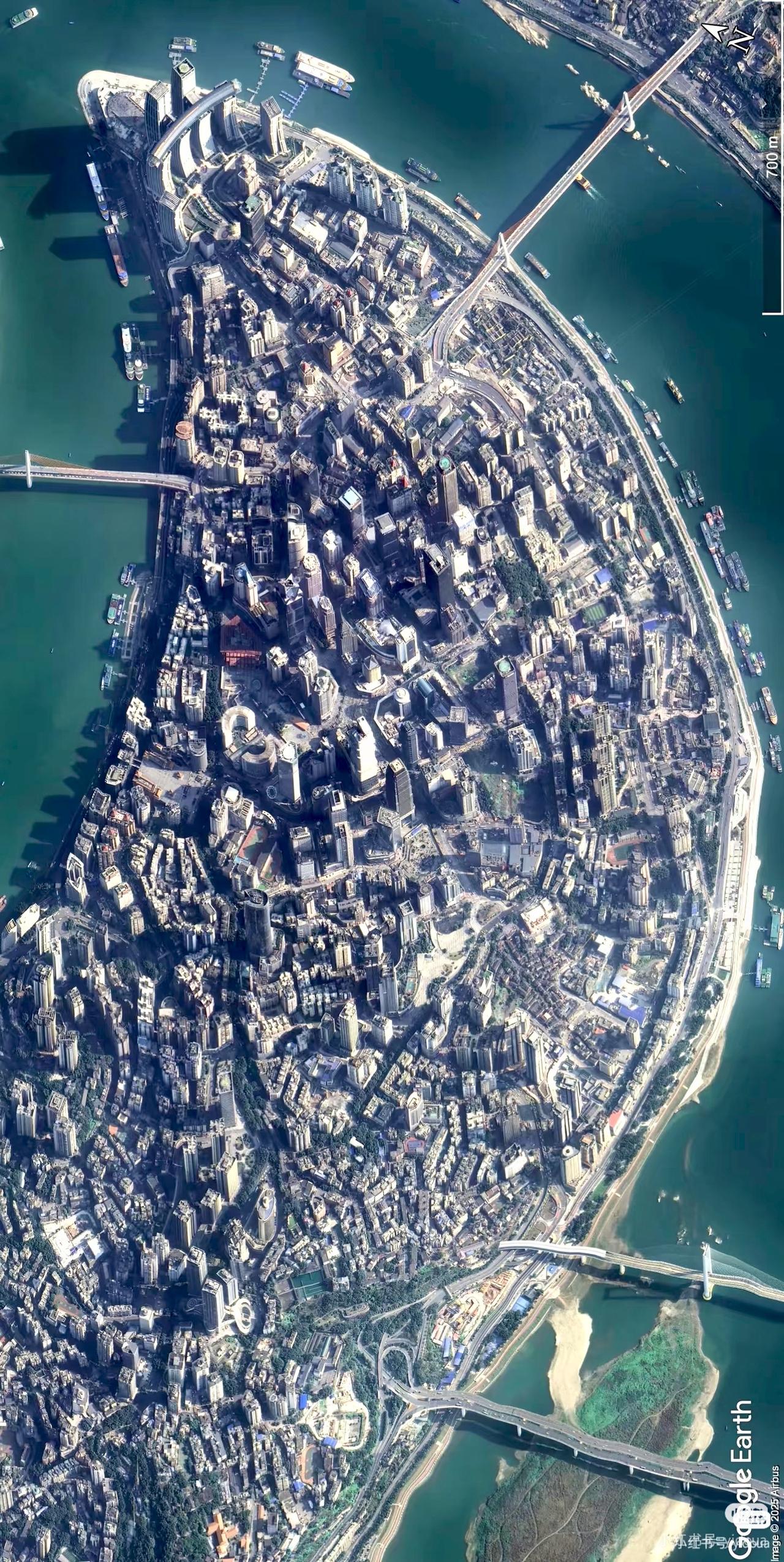 重庆市高清卫星图