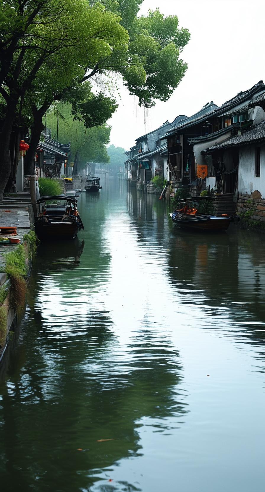 春日水乡的风光，谁能不向往呢？就说江苏苏州同里古镇，4月的那里春景如画，游人如织