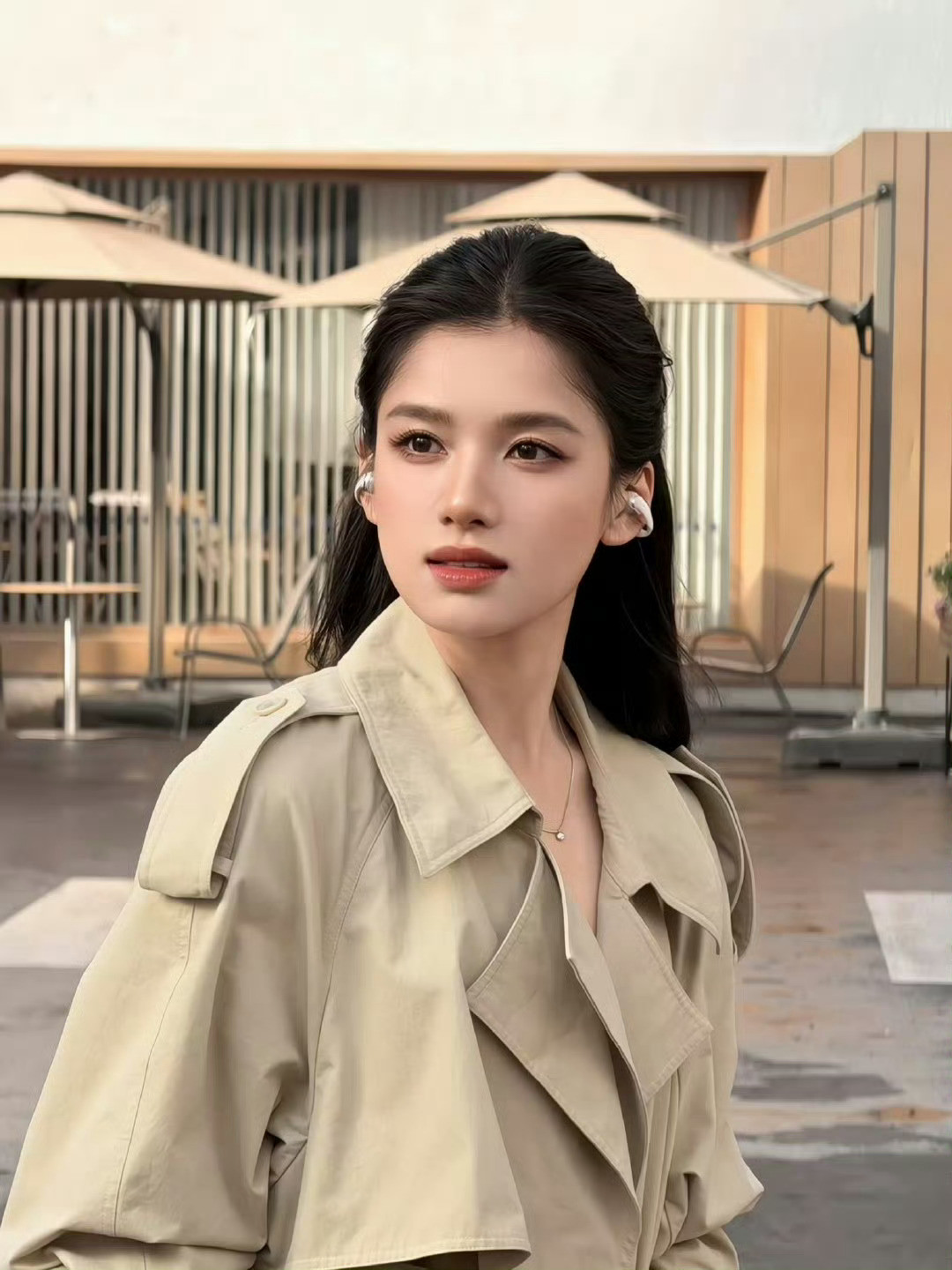 张婧仪好清晰的五官好俊美的脸