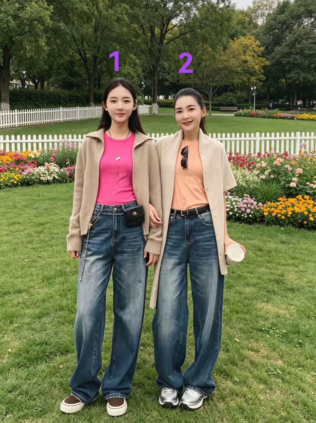 两位美女都看上了你，你是选左边还是选右边的。
