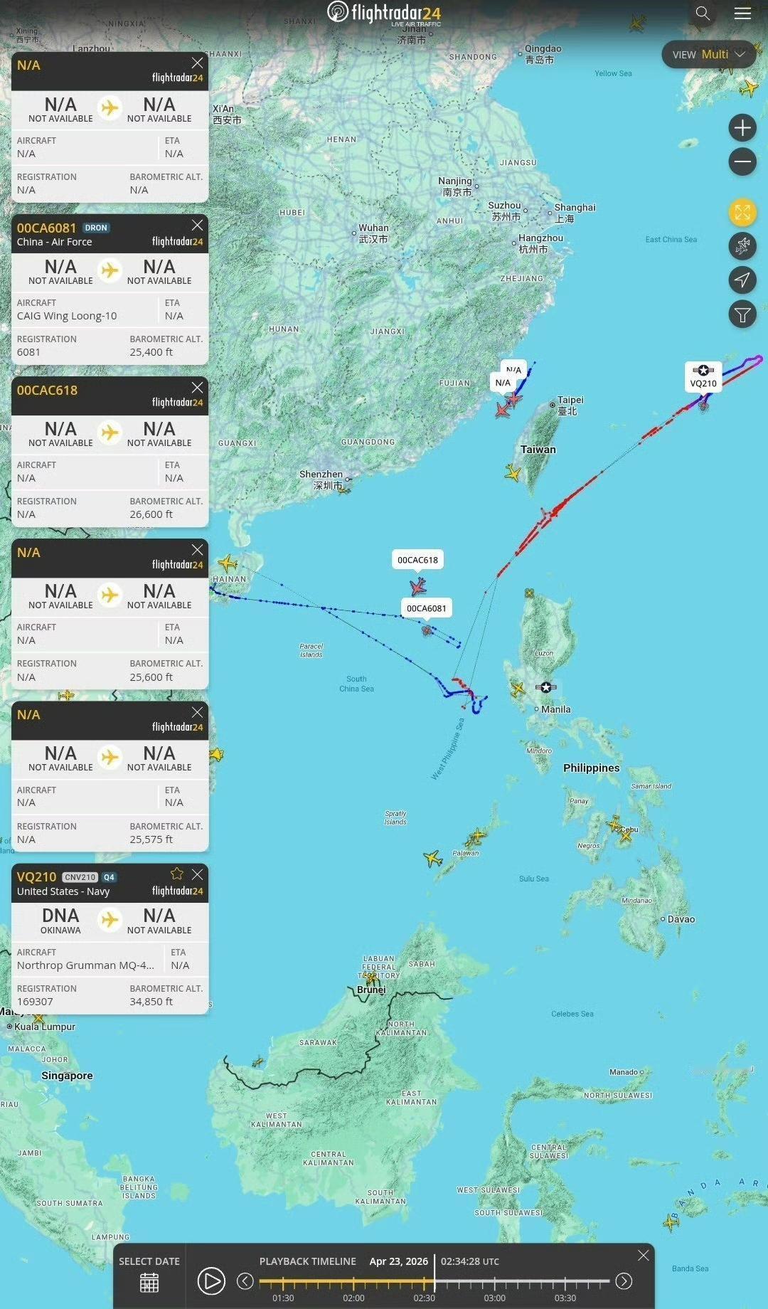 菲律宾外海缠斗正酣，航母、大驱和两攻组成的两支特混编队，一左一右对吕宋岛进行了合
