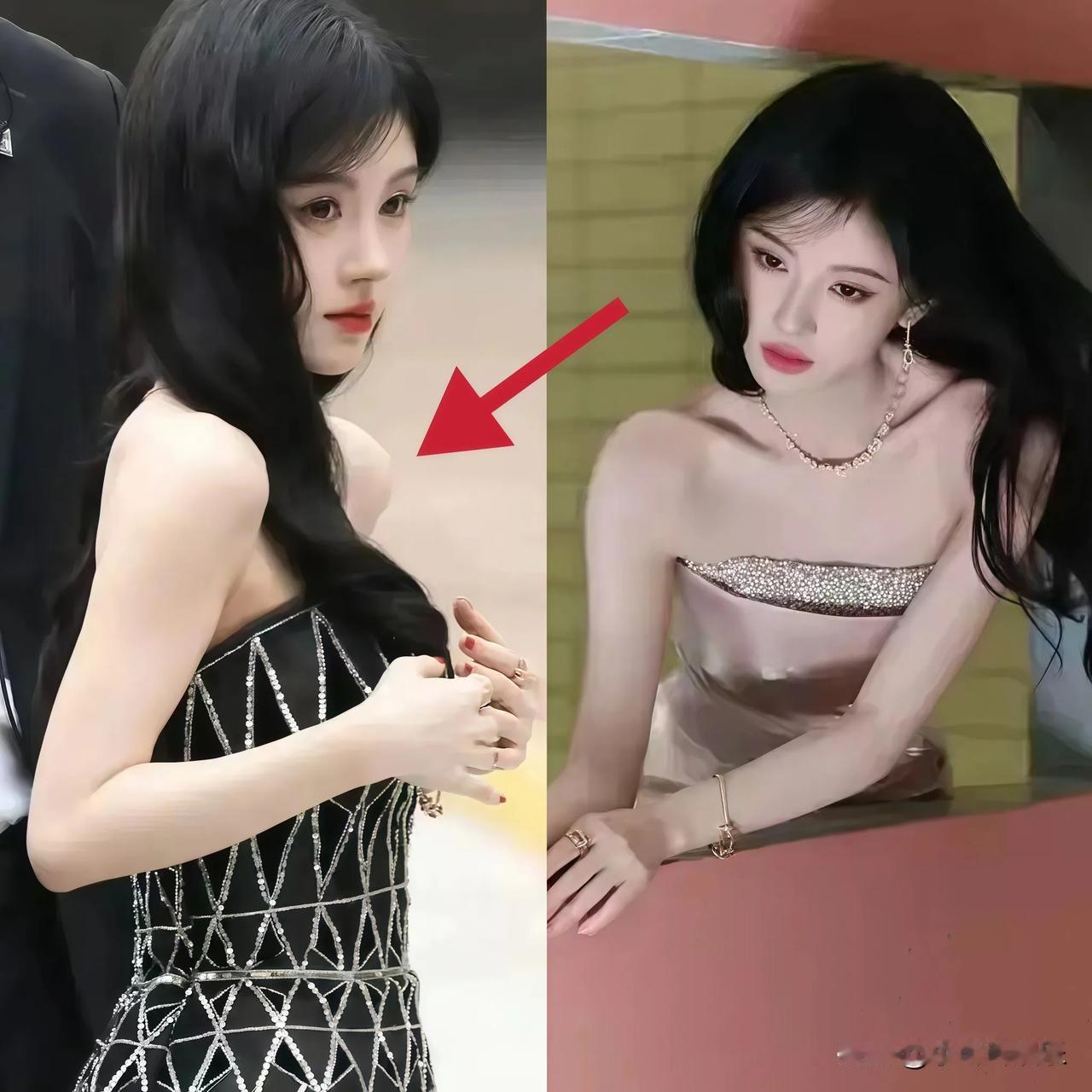 4000年美女果然不一般鞠婧祎是怎么做到把肩膀拗成这样表情居然这么淡