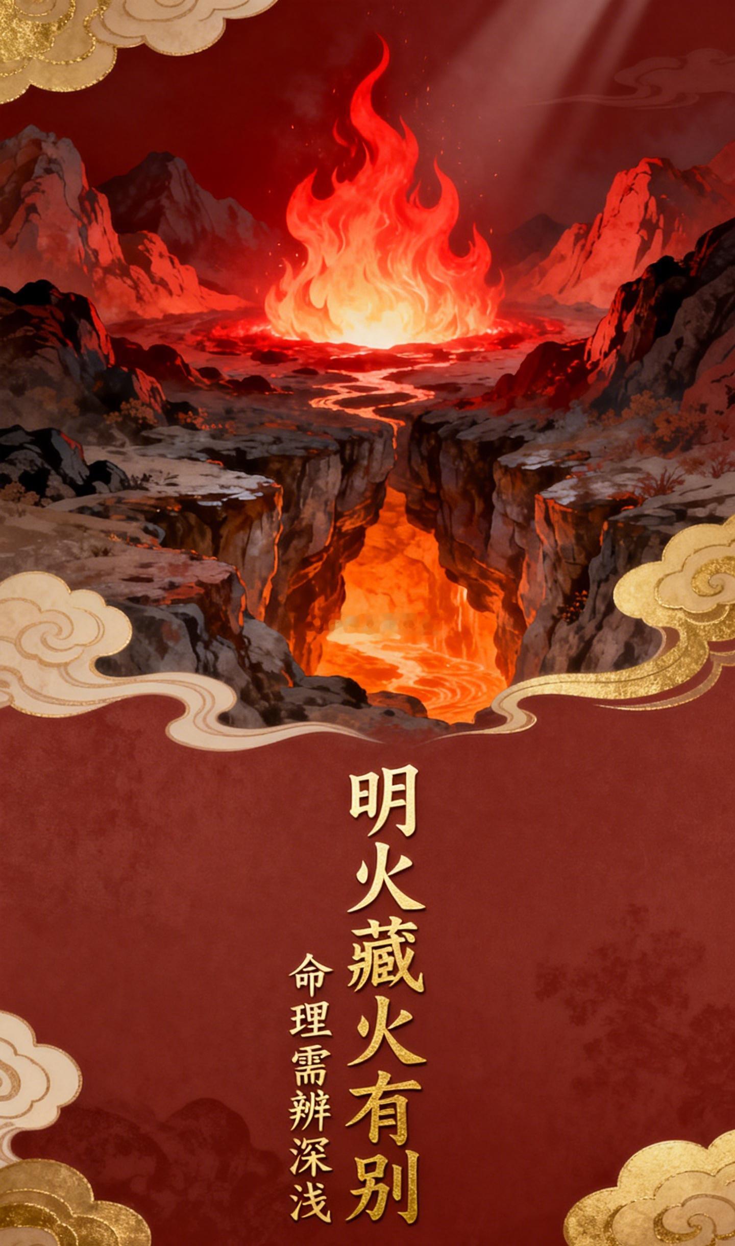同样是代表火的力量，天干明面上的火和地支深藏的火，在看盘时是不能直接互换的。古书